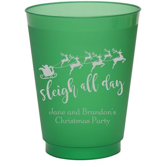 Sleigh All Day Colored Shatterproof Cups